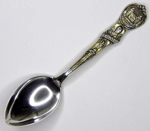 NUEVA ORLEANS, CUCHARA DE PLATA ESTERLINA DE LUISIANA ~ 4,2" ~ VINTAGE ~ Jackson, Capitol - Imagen 1 de 5