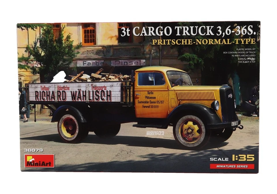 1/35 MINIART - OPEL - 3t CARGO 3,6 TRUCK 2-ASSI 1940 38079 - Immagine 1 di 1