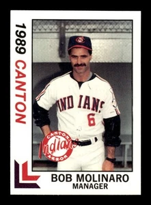 1989 Best Canton Indians 17 Bob Molinaro MGR BXCP12 - Picture 1 of 2