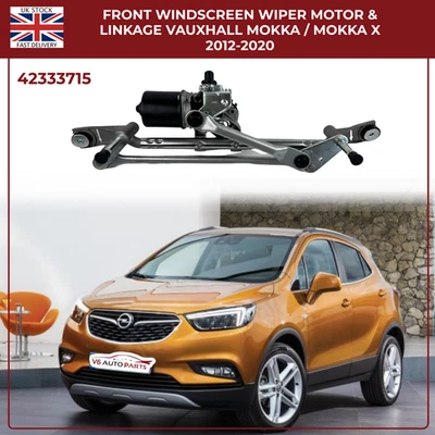 Motor limpiaparabrisas delantero y acoplamiento para Opel Mokka/Mokka X 2013-2019 95323224 - Imagen 1 de 4