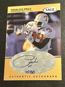 1999 SAGE Auto GOLD /150 RARE HTF PEERLESS PRICE Rookie Auto RC VOLS - Bild 1 von 2