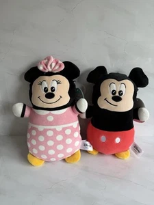 Squishmallow Minnie & Mickey 10" Plush Soft Toy HugMees Hug Mee Squishy Disney - Picture 1 of 6