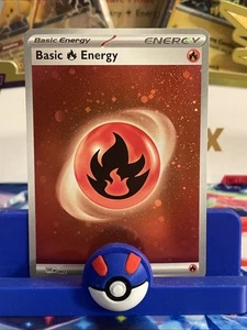 Fire Energy - SVE002 - Pokemon 151 Cosmos Holo Rare Card NM - Picture 1 of 3