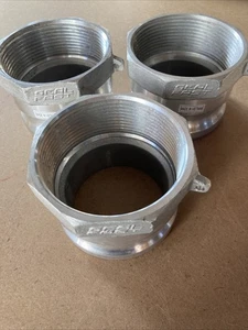 3 Pack - 3" Type A Camlock Female NPT x Male Adapter Aluminum, Hose A300IAL - Picture 1 of 4