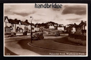 Westbury on Trym, Falcondale Road - bei Bristol - Echtfoto-Postkarte - Bild 1 von 1