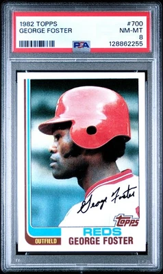 1982 TOPPS #700 GEORGE FOSTER PSA 8 - Image 1 of 2