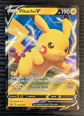 Pikachu V SWSH061 SWSH: Sword & Shield Promo Cards Holo - Image 1 of 2