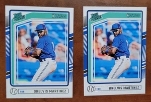 2024 Donruss 180 Orelvis Martinez RC 2 Card Lot NM+ - Bild 1 von 5
