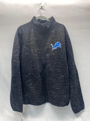 NFL Detroit Lions Full Zip Jacket Fleece Embroidered Large - Image 1 of 4