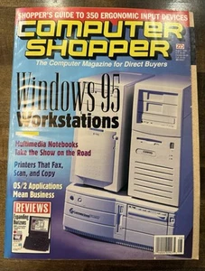 Computer Shopper Magazine August 1995 Windows 95 OS/2 Ergonomic Input Devices - Picture 1 of 6
