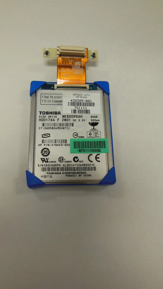 NEW HP 80 GB,4200 RPM (438385-001) Hard Drive - Image 1 of 1