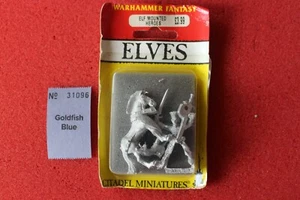 Citadel Elf6 Warhammer Wood Elves Elf Elrohir Fire Brow Mounted Personalities A - Picture 1 of 2