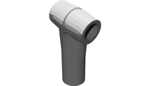 T Fitting for Hadzicki Wing Quad Line Kites 1.5 Size for 1/4" ID Rods - Picture 1 of 3