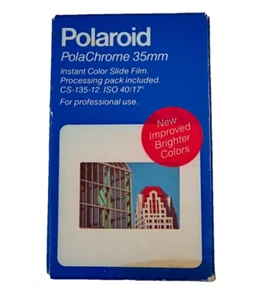 Polaroid Polachrome CS-135-12 Instant Color Slide 35mm Film NEW & SEALED Expired - Picture 1 of 6