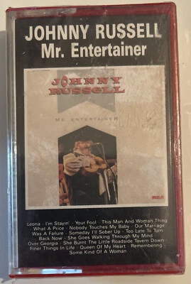 JOHNNY RUSSELL MR ENTERTAINER MUSIC CASSETTE NEW AND SEALED NK 90000 RCA - Image 1 of 2