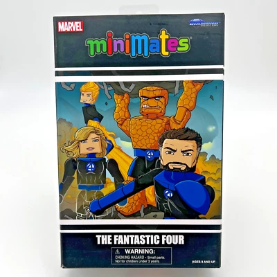 Diamond Select Marvel MiniMates FANTASTIC FOUR 6-Pack Deluxe Box Set • NEW - Image 1 of 3