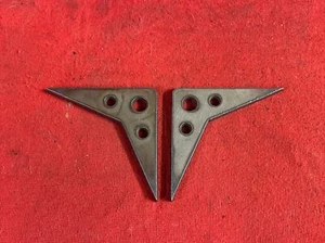 Winziger Kreis Stahlzwickel 3/16"" Weichstahl anschweißen 3"" x 3"" Rattenstange Käfig Buggy x2 - Bild 1 von 5