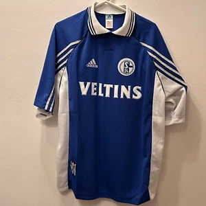 Vintage Schalke 04 Football Jersey 1998/1999 Veltins - Near Mint Condition - Picture 1 of 7