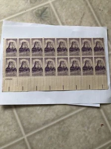 Scott #1084 Devils Tower - 50th Anniversary 3c - 1956 Mint NH Pane of 16 - Picture 1 of 3