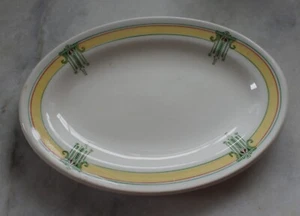 Vintage Restaurant Hotel Ware W.H. Grindley & Co. England 7" Oval Plate Lennox - Picture 1 of 3