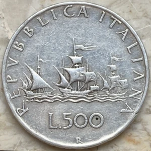 500 Lire Argento 1959 - Foto 1 di 3