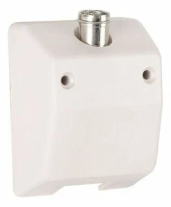 TV Antenna PAL Skirting Board Mount Block Wall Plate - Picture 1 of 2