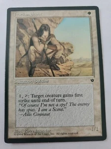 MTG Magic The Gathering Card Icatian Scout Summon Soldier White Fallen Empires  - Picture 1 of 2