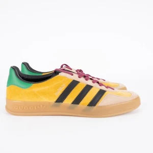 Gucci adidas Men's Gazelle Sneakers UK 7.5 US 8 New with Box - Picture 1 of 12