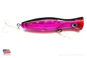 New Large Top Water Popper Saltwater Offshore Fishing Lure Bass Crankbait - Picture 1 of 3