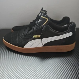 Puma Black/White/Gum Mens Suede Size 10 Low Top Shoe Classics - Picture 1 of 10