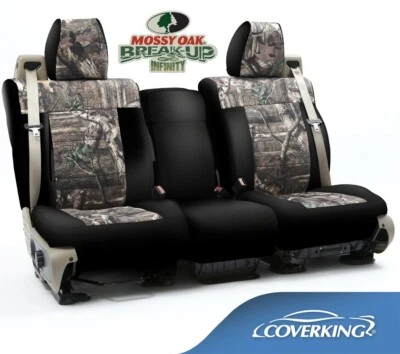 NUEVAS fundas de asiento de camuflaje Mossy Oak Break-Up Infinity con lados negros/ 5102002-07 Foto 1 de 3
