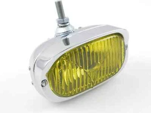 128 Fog Light Porsche 356/911 (60-68) 12V or 6V Amber Lens PCG.631.201.10 Hella - Picture 1 of 3