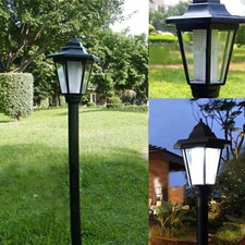 Lampione lanterna pannello solare da giardino Decorativo con picchetto 62125