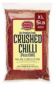 Crushed Red Pepper Flakes 5 Pound Bulk Value Pack - Chili Flakes - by - Picture 1 of 12