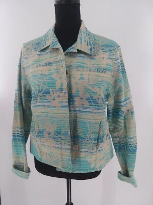 Jamaica Bay Multicolored Jacket Size Petite Large - Image 1 of 4