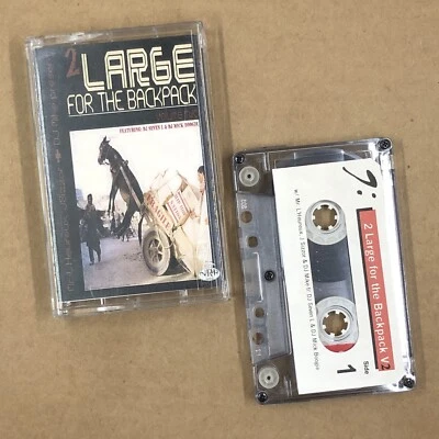 DJ MIKE Cassette Tape Rap Hip Hop 2 LARGE FOR THE BACKPACK MIX BIG L DE LA SOUL - Image 1 of 4