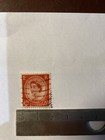 RARE ER Postage Revenue 2 1/2 d Red Queen Elizabeth II Off Paper 