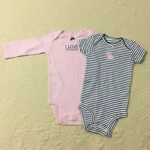 Carters Baby Jungen Kleinkinder 6 Monate 2 Stück Body #29 - Bild 1 von 5