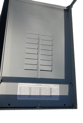 GE PowerMark Gold 125 Amp 14 Space 24 Circuit Outdoor Main Lug Circuit Breaker - Image 1 of 4