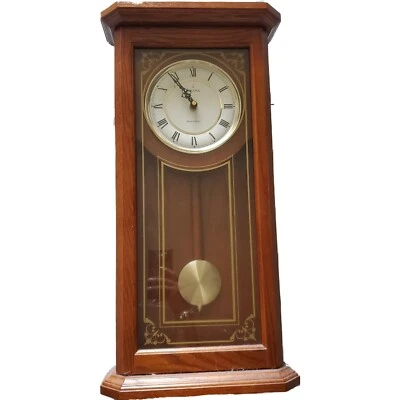 Bulova Cirrus II Wall Pendulum Viennese Dial With Roman Clock C3375 - Image 1 of 4