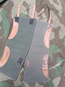 Gamaschen wie Wehrmacht BGS Luftwaffe Militär Fertigung - Bild 1 von 5