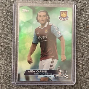 2013 Topps Premier Gold Card #100 Andy Carroll Green Parallel /99 West Ham - Picture 1 of 2