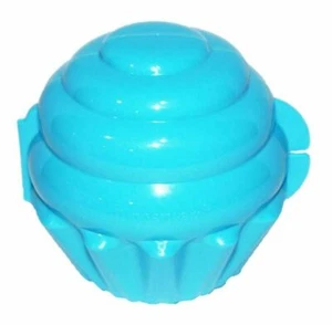 Tupperware Individual Cupcake Keeper Blue New - Picture 1 of 1