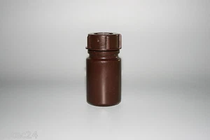 50 ml Weithalsflasche braun Kunststoff PELD - Bild 1 von 1