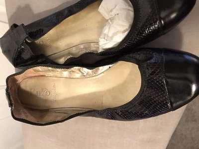 enzo angiolini Ballet Flats size 10 Croc and Patient Toe - Image 1 of 4