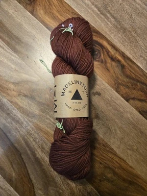 Yarn Destash - MadTosh Vintage Yarn 100% SW Merino Wool, OOAK in Light Mahogany - Image 1 of 2