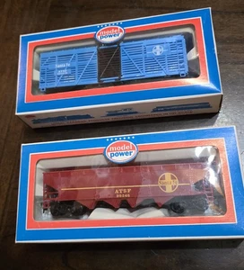 2 Modelo Power Ho 6" Southern Santa Fe RR #9145 ATSF 99246 Caboose 40' Ganado  - Imagen 1 de 8