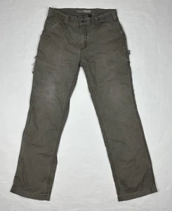 Pantalones Carhartt Para Hombres 34x32 Gris Calce Relajado Utilidad Ropa de Trabajo Defecto Envejecido - Imagen 1 de 13