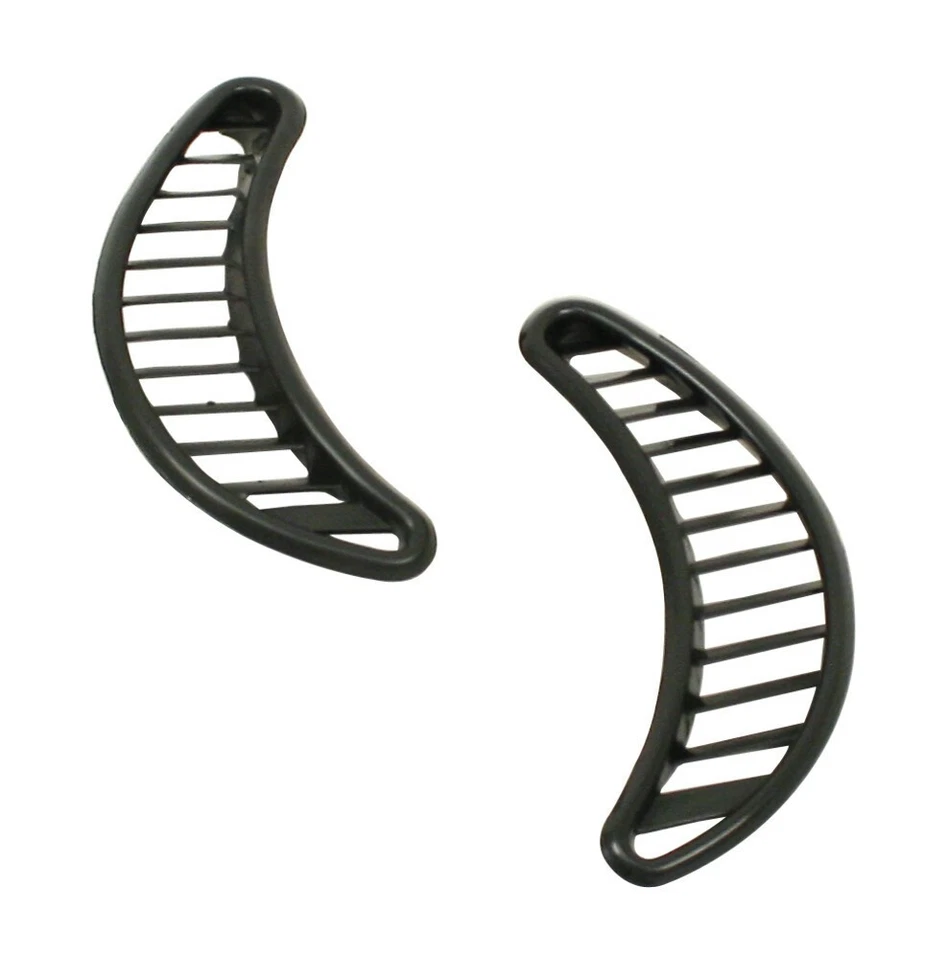 Par de parrillas de plástico negro Empi 98-1028, se adapta a VW Bug Beetle tipo 1 71-77 Foto 1 de 1