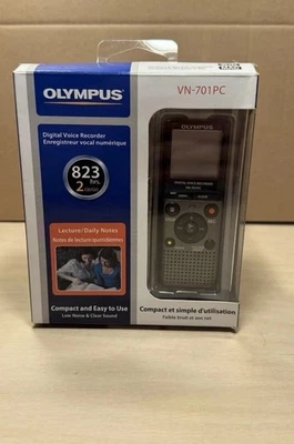Olympus VN-701PC Digital Audio Recorder Voice Recorder *NEW OPEN BOX* - Image 1 of 2
